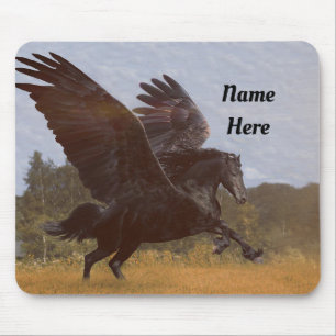 Tapis De Souris Pegasus noir Mousepad