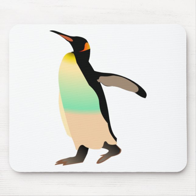 Tapis De Souris Peguin coloré (Devant)