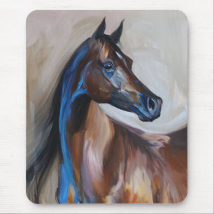 Tapis De Souris Peinture à cheval arabe