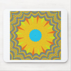 Tapis De Souris Peinture à l'huile jaune or Hakuna Matata