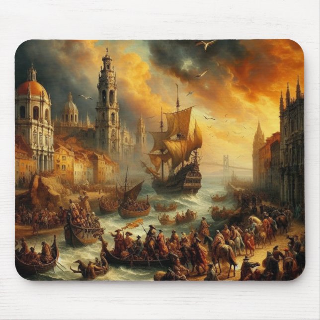 Tapis De Souris Peinture à l'huile Renaissance (Devant)