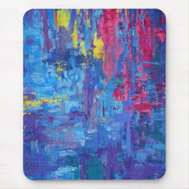 Tapis De Souris Peinture Abstraite (Devant)
