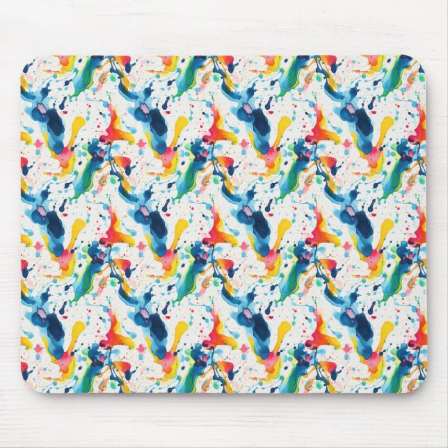 Tapis De Souris Peinture Abstraite 02 (Devant)