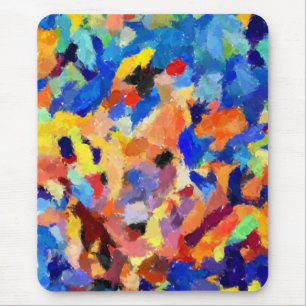 Tapis De Souris Peinture Abstraite colorée