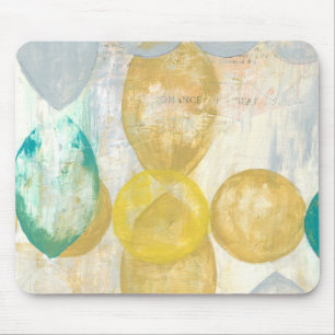 Tapis De Souris Peinture abstraite moderne sur le papier journal