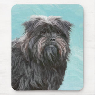 Tapis De Souris Peinture Affenpinscher - Art Original et Mignon de