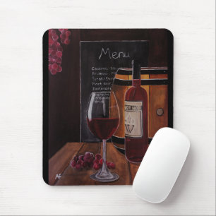 Tapis De Souris Peinture au vin rouge par Alfred Fox