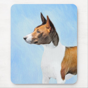 Tapis De Souris Peinture Basenji - Belle Art Original