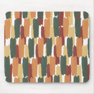 Tapis De Souris Peinture Bio Rayure Moderne Teintes Méditerranéenn