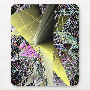 Tapis De Souris Peinture Contemporaine Abstraite