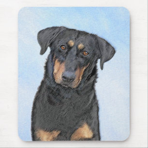 Tapis De Souris Peinture de Beauceron - Cute Original Chien Art