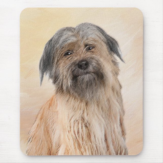 Tapis De Souris Peinture de berger pyrénéenne - Cute Original Chie (Devant)