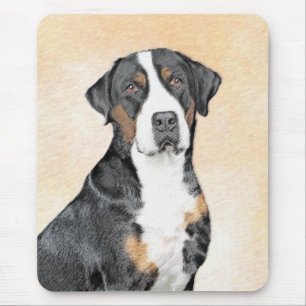 Tapis De Souris Peinture de Chien de Montagne - Art original