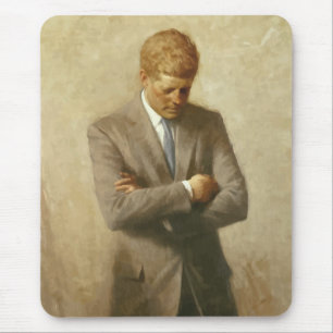 Tapis De Souris Peinture de John F. Kennedy