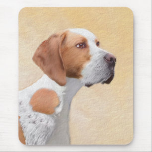 Tapis De Souris Peinture de pointeur - jolie art original de chien