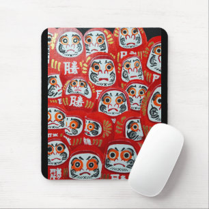 Tapis De Souris Peinture de poupées Daruma par Alfred Fox