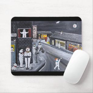 Tapis De Souris Peinture de Snow Town par Alfred Fox