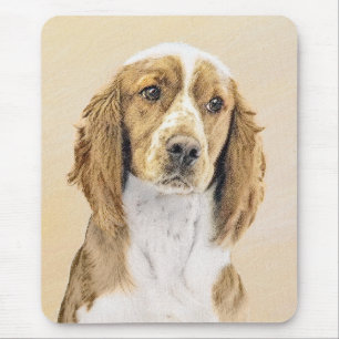 Tapis De Souris Peinture de Welsh Springer Spaniel - Art de chien 