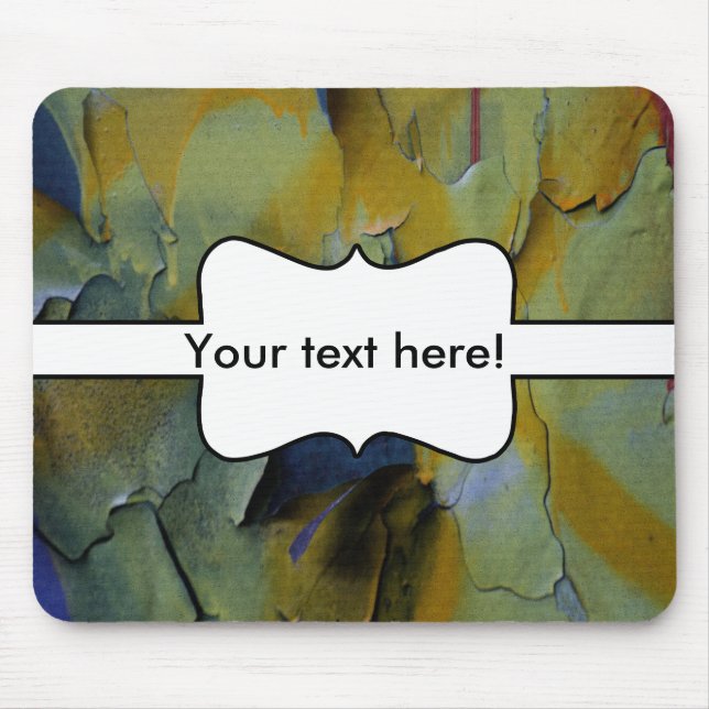 Tapis De Souris Peinture d'épluchage (Devant)