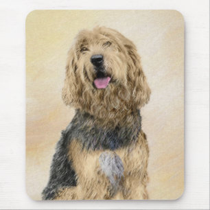 Tapis De Souris Peinture d'Otterhound - Joli art original de chien