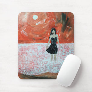 Tapis De Souris Peinture du coucher de soleil oriental par Alfred 