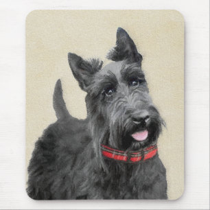 Tapis De Souris Peinture écossaise Terrier - Cute Original Chien A