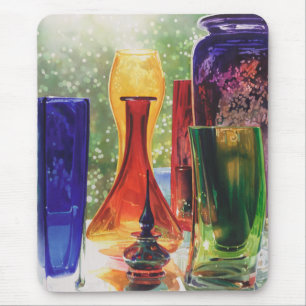 Tapis De Souris Peinture en verre d'aquarelle d'art de "Sundance"