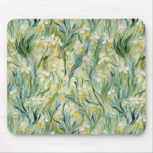 Tapis De Souris Peinture florale Starry Night d'inspiration textur