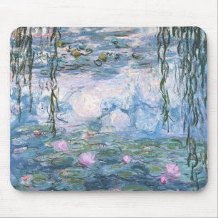 Tapis De Souris Peinture impressionniste de Lillies de l'eau de