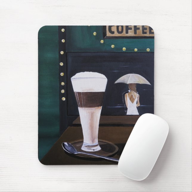Tapis De Souris Peinture Latte Macchiato par Alfred Fox (Avec souris)