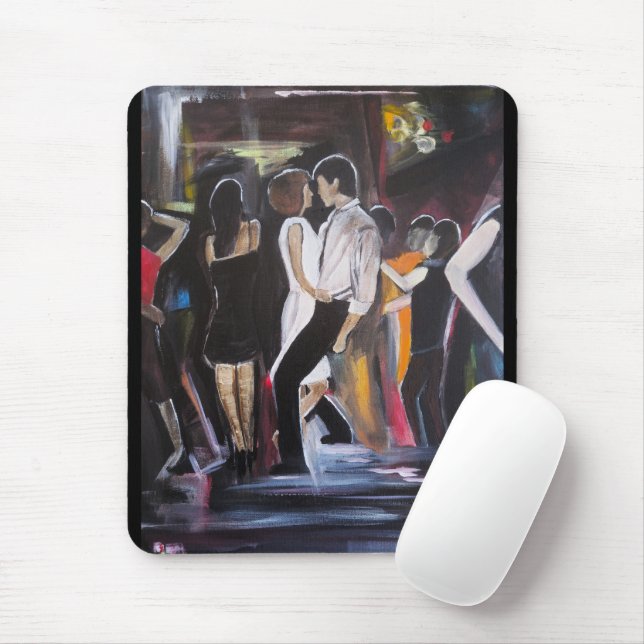 Tapis De Souris Peinture Mambo Night par Alfred Fox (Avec souris)