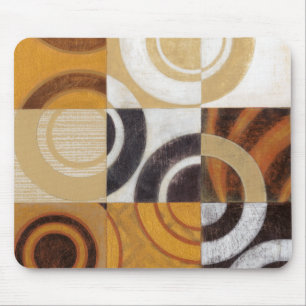 Tapis De Souris Peinture moderne avec Motifs circulaires