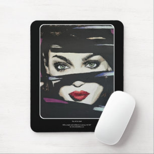 Tapis De Souris Peinture 'Out of the Dark' sur une