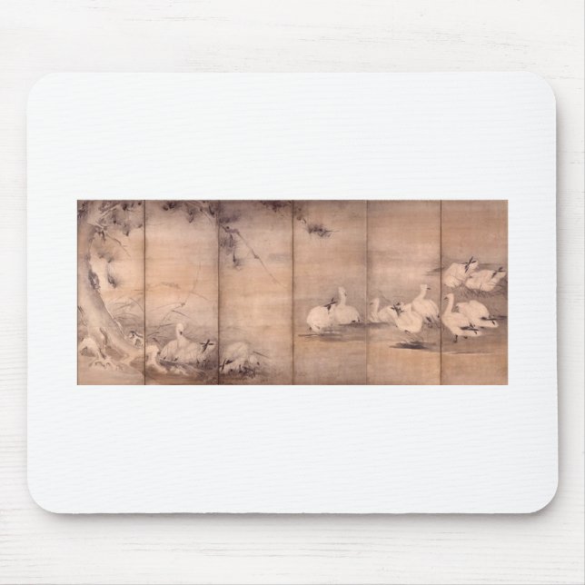 Tapis De Souris Peinture par Miyamoto Musashi, C. 1600's (Devant)