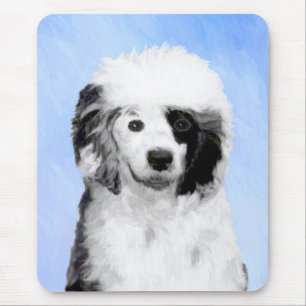 Tapis De Souris Peinture Portugaise de Chien d'Eau - Art original 