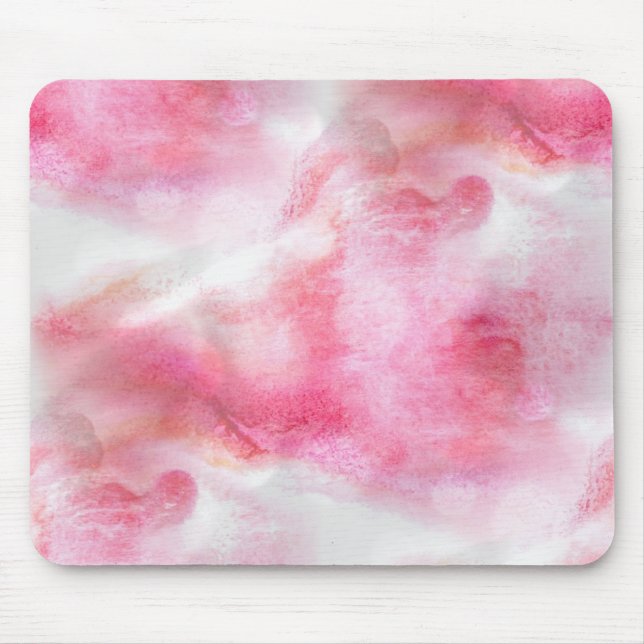 Tapis De Souris peinture rouge de main d'arrière - plan (Devant)