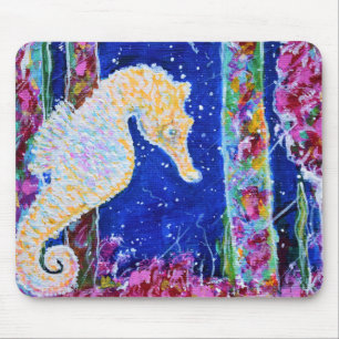 Tapis De Souris Peinture sur hippocampe