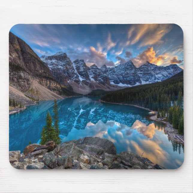 Tapis De Souris Peinture sur la moraine (Devant)