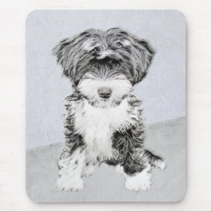 Tapis De Souris Peinture Tibétaine Terrier - Cute Original Chien A