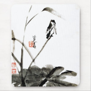 Tapis De Souris peintures aquarelles anciennes chinoises