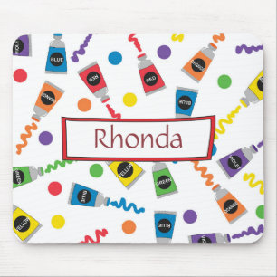 Tapis De Souris Peintures colorées