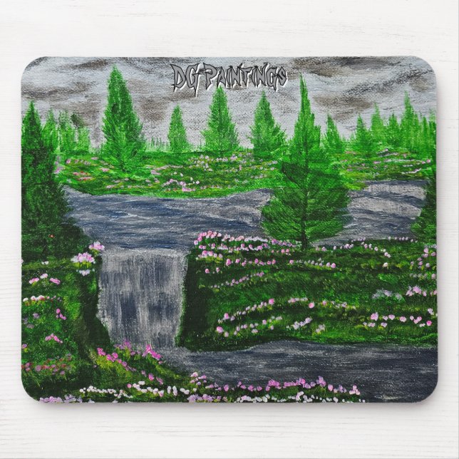 Tapis De Souris Peintures DG Cascade de Pine Meadow (Devant)
