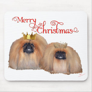 Tapis De Souris Pékinois Noël