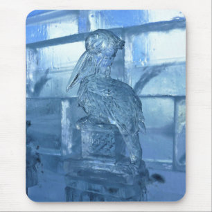 Tapis De Souris Pelican Ice Sculpture, Québec, Canada