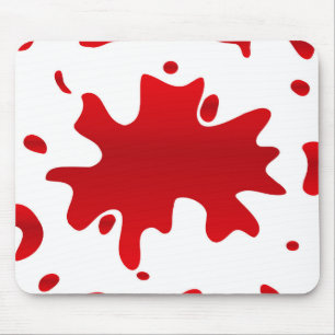 Tapis De Souris Pellicule de peinture rouge
