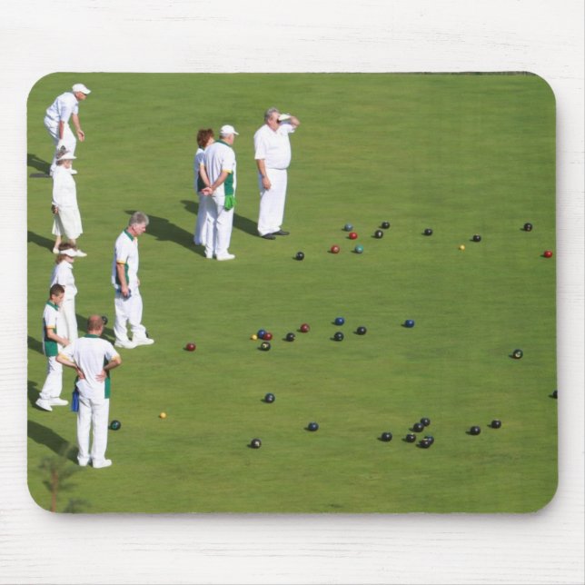 Tapis De Souris Pelouse Bowls Angleterre (Devant)