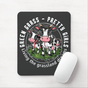 Tapis De Souris Pelouse verte, jolies filles