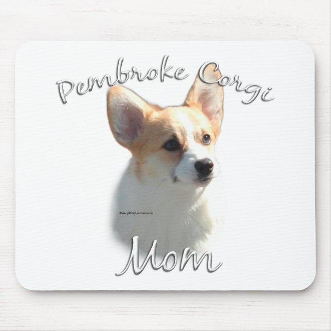Tapis De Souris Pembroke Welsh Corgi Maman 2 (Devant)