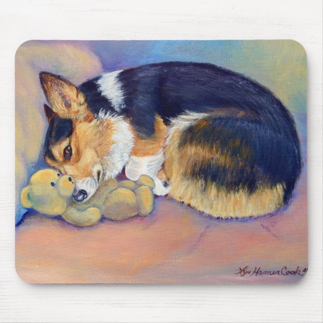 Tapis De Souris Pembroke Welsh Corgi Mousepad (Devant)