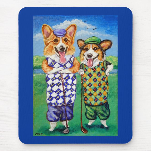 Tapis De Souris Pembroke Welsh Corgi Mousepad (Devant)